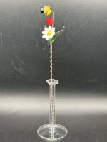 Small Glass Flower Bouquet w/Bee