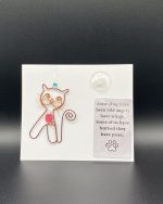 Cat w/Crazy Whiskers & Polymer Fish