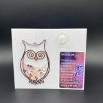 Beaded Owl - Lucky Owl Card