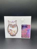 Beaded Owl - Lucky Owl Card