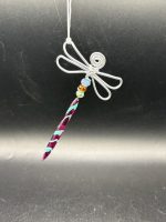 Aluminum Dragonfly w/Glass Tail & Dragonfly Card - Image 2