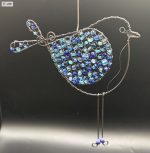 Glass Bead-Weaved Bird w/Dangling Legs Suncatcher - Multiple Colors - Pack of 10