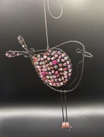 Glass Bead-Weaved Bird w/Dangling Legs Suncatcher - Multiple Colors - Pack of 10 - Image 2